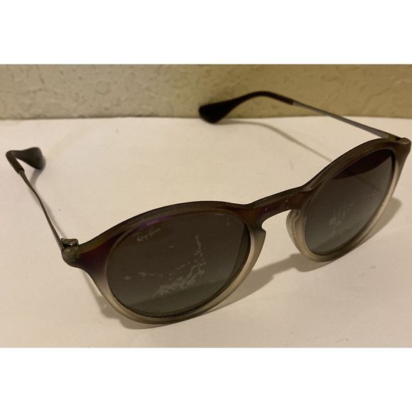 Vintage Rare Ray Ban Purple Print Sunglasses RB4243 6223/11 49-20 145 3N - Picture 2 of 8